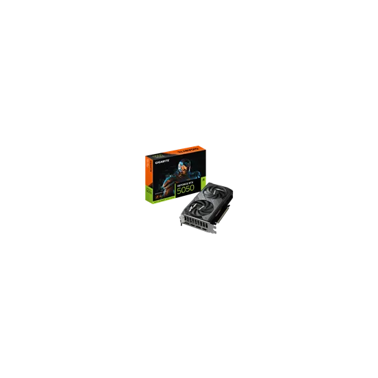 N5050WF2OC-8GD (GeForce RTX™ 5050 WINDFORCE OC, 8GB DDR6, 128bit, HDMI 2.1b *2, DisplayPort 2.1b *2, Power Connectors 8 Pin*1, M