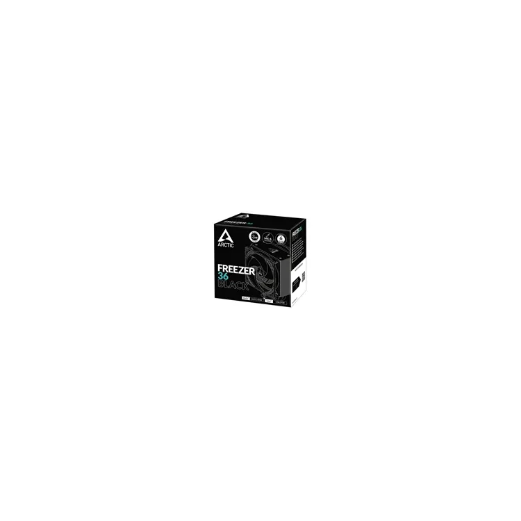 Freezer 36 Black Boja:Crna (Intel: 1851, 1700 AMD: AM4, AM5, 2×120mm P12 PWM PST Black, 200-1800rpm)