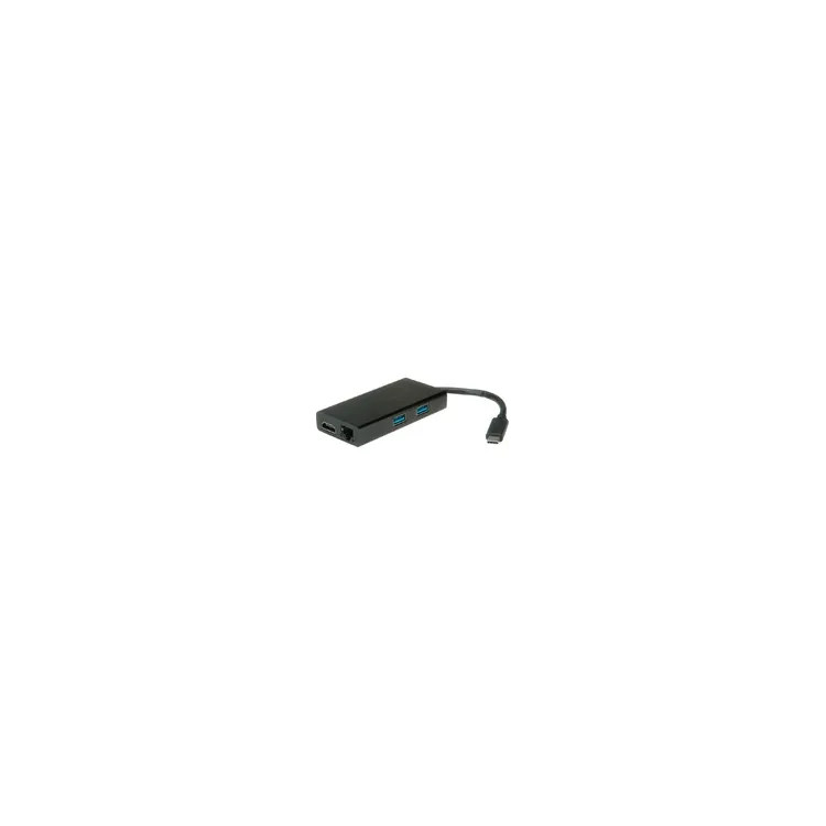 STANDARD USB Type C Docking Station, 1x HDMI + 2x USB 3.0 / USB 3.2 Gen. 1 + 1x Fast Ethernet LAN