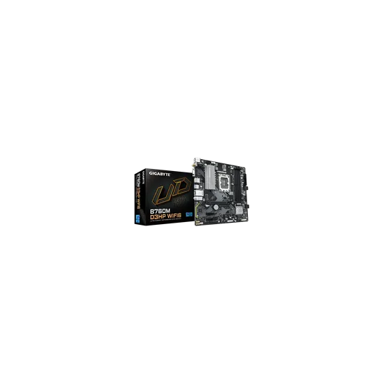 (s1700) B760M D3HP WIFI6 /s1700, Intel® B760 Express Chipset, 4 x DDR5, PCI Express x16, 2 x PCI Express x1, 2xM.2, D-Sub, HDMI,