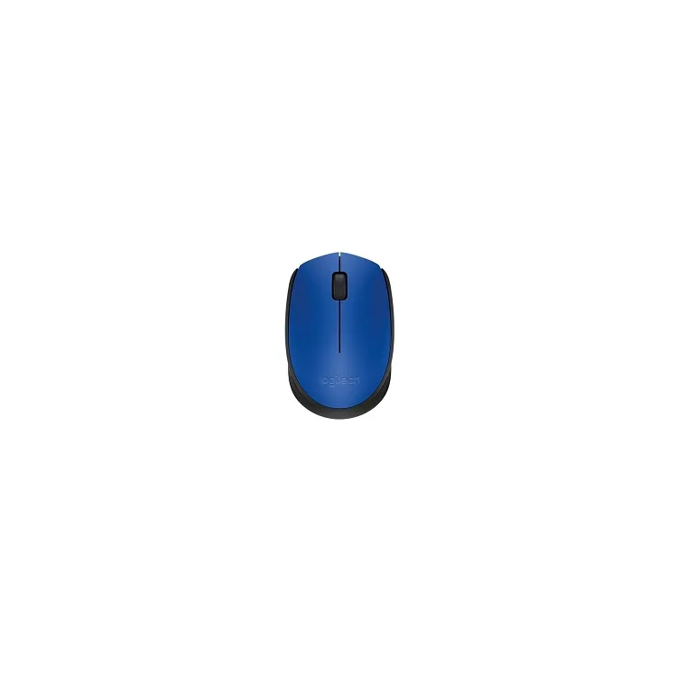 M171 NEW! Wireless mouse, 1000 dpi, nano receiver, 10 m range, 1 x AA, 1 year battery life, Blue