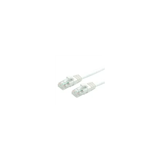 Value patch cable, Cat. 6, U/UTP, white, LS0H, 1.5m