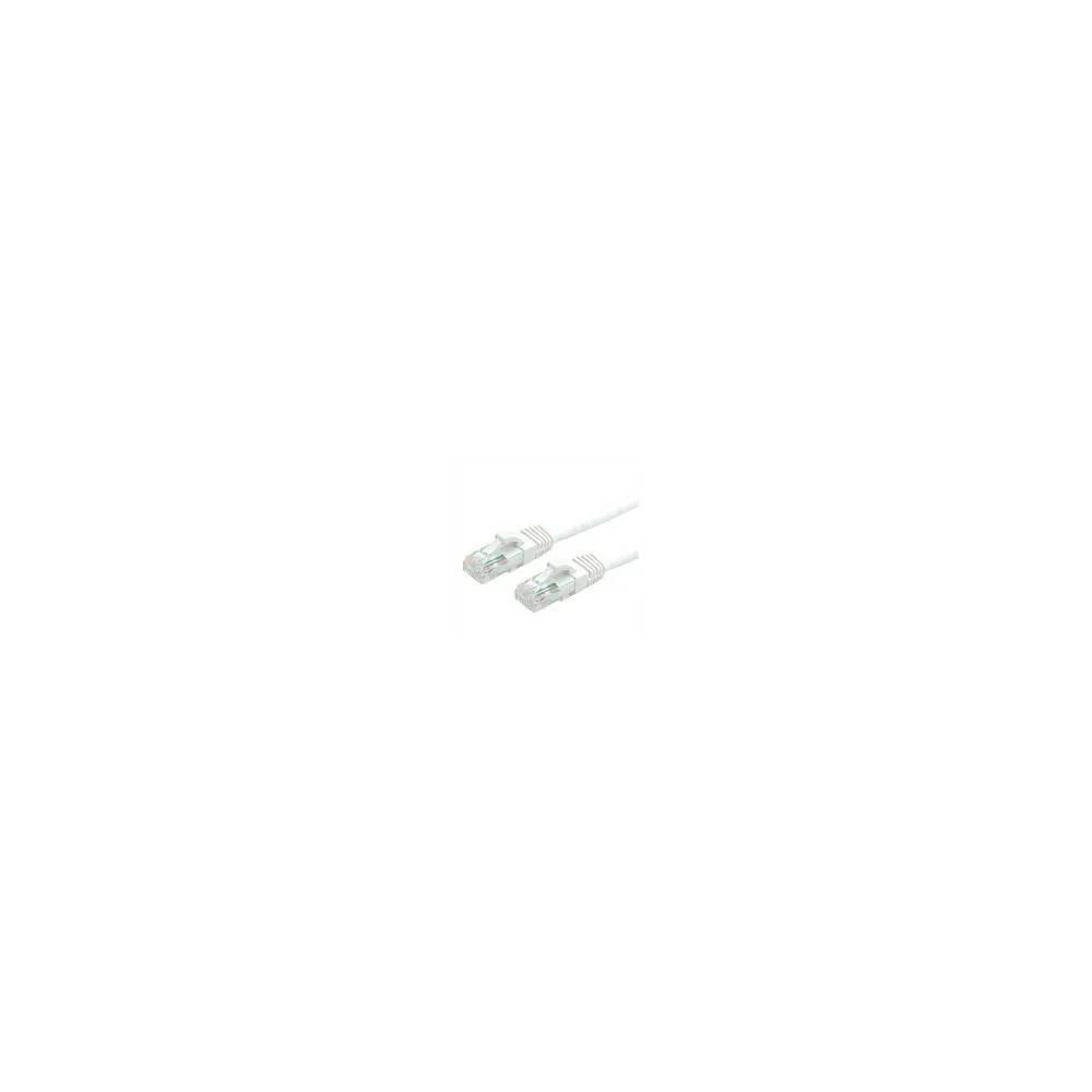 Value patch cable, Cat. 6, U/UTP, white, LS0H, 1.5m