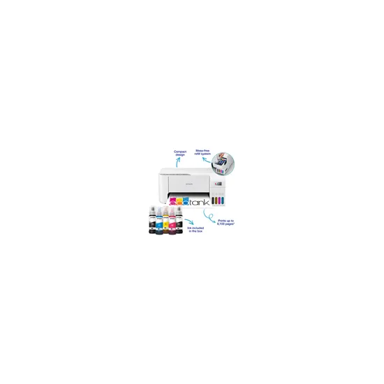 EcoTank L3276 Color AiO A4, (nasljednik modela L3156), Print 33/15 ppm 5760 x1440dpi,Copy,Scan (1200x2400dpi),Borderless print,W