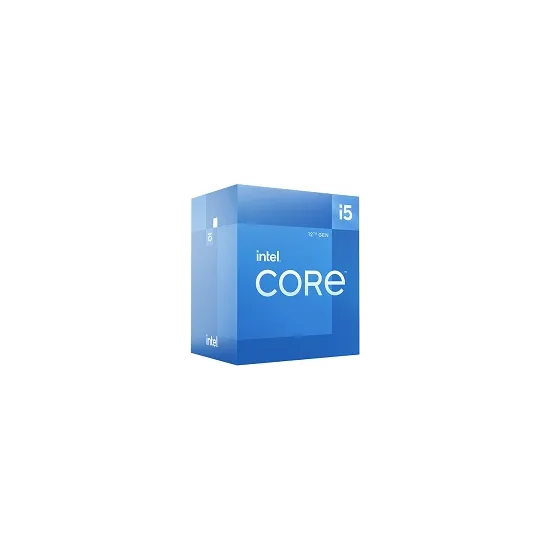 Alder Lake socket 1700 Core i5-12400 Box (2.5GHz Max Turbo Frequency 4.4GHz, 6C/12T (6 Performace-cores/0 Efficient-cores), FSB