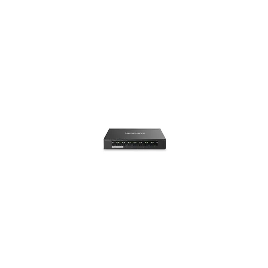 MS108GP 8-portni gigabit desktop svič sa 7 PoE+ porta do ukupno 65W (do 30W po portu), domet do 250m (Extend Mode), metalno kući