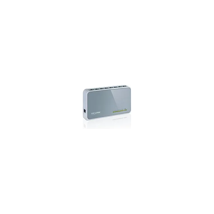 TL-SF1008D (8×100Mbps LAN, Auto MDI/MDI-X, full duplex, flow control, unmanaged)