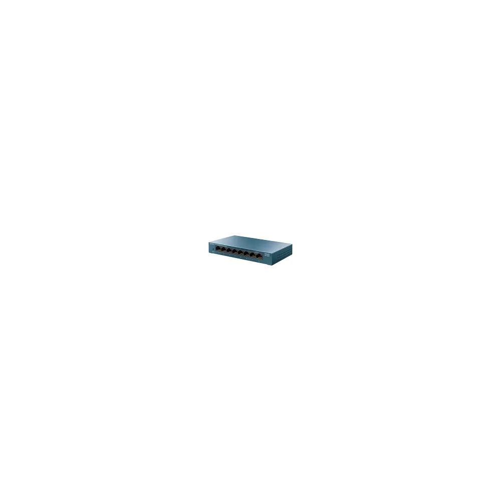 LS108G, (8×1Gbps LAN, Auto MDI/MDI-X, 11.9 Mppsl, Auto-MDI/MDIX, unmanaged)