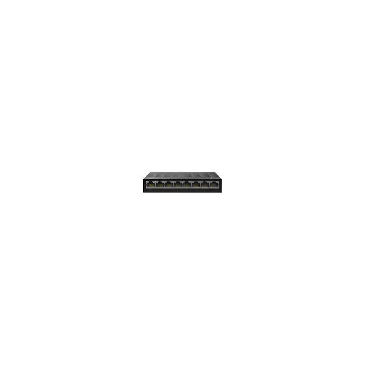 LS1008G 8-port Gigabit 10/100/1000Mb/s LiteWave desktop svič, plastično kućište, 802.3x flow control, 16KB jumbo frame, auto-upl