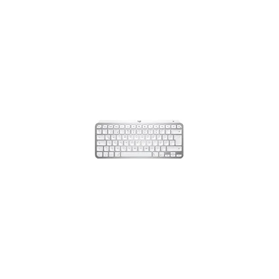 MX Keys Mini Wireless tastatura, mogucnost konekcije sa 3 uredjaja istovremeno, domet do 10m, USB-C za punjenje, Boja: Bijela, U