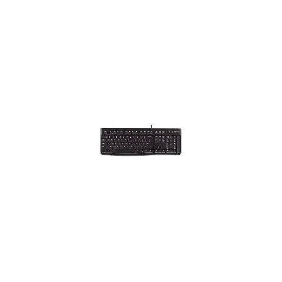 K120, tihe membranske tipke, br. tipki: 104, USB, US, Crna