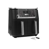 NINJA AF451EU, Airfryer, dupla korpa/ 9.5L, dozvoljeno pranje u mašini + digital termometar za hranu