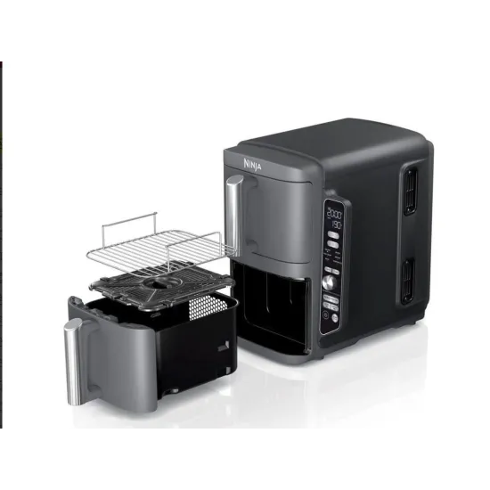 NINJA SL400EU, Airfryer, dupla korpa na 2 nivoa, 9.5L
