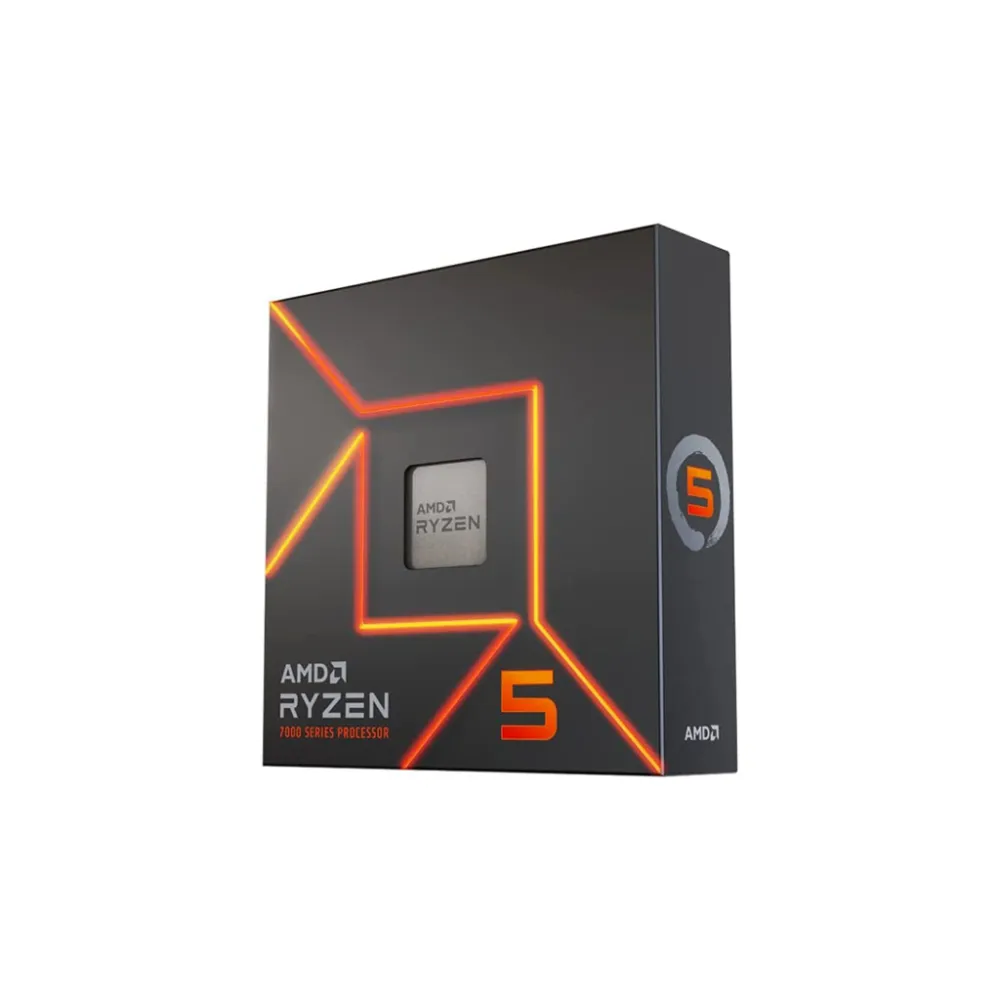 AMD Ryzen 5 7600X, 4.7GHz/5.3GHz Max, 6C/12T, Socket AM5, 32MB L3 cache, Bez kulera