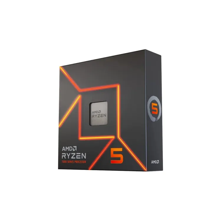 AMD Ryzen 5 7600X, 4.7GHz/5.3GHz Max, 6C/12T, Socket AM5, 32MB L3 cache, Bez kulera
