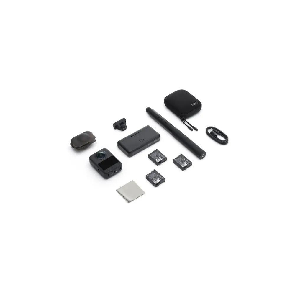 DJI Osmo 360 Adventure Combo - 1 360 Imaging, 8K/30fps, 120MP 360 Photo, 105GB Built-in Storage
