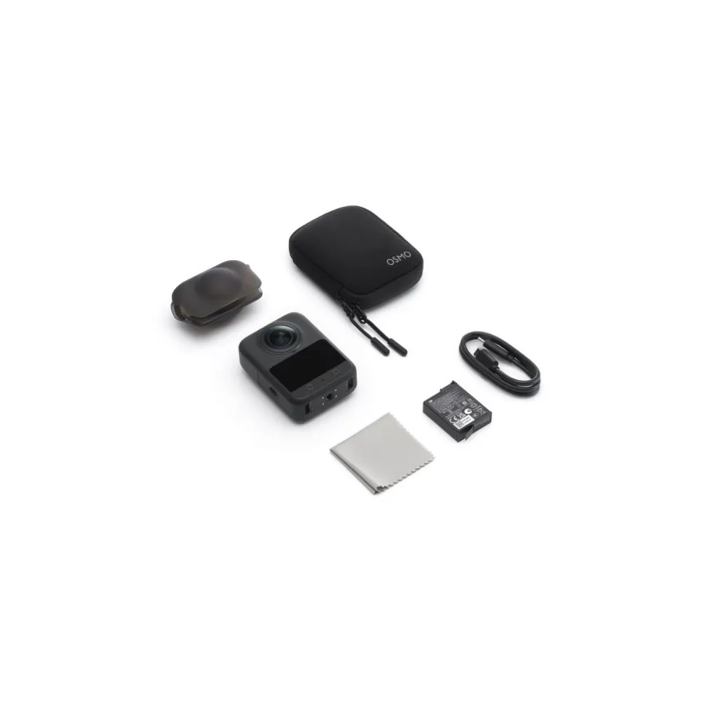 DJI Osmo 360 Standard Combo - 1 360 Imaging, 8K/30fps, 120MP 360 Photo, 105GB Built-in Storage