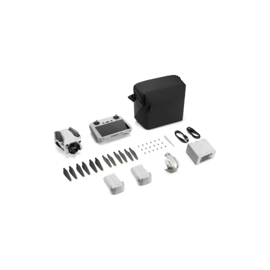 DJI MINI 3 Fly More Combo + DJI RC, 4K HDR, 12 MP, True Vertical Shooting, 38 min max, 248g