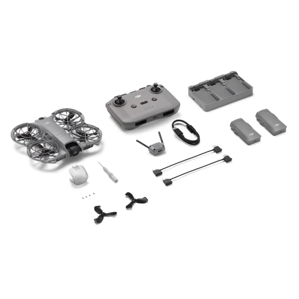 DJI NEO 2 Fly More Combo, 4K/60fps, 2.7K vertical video, 12 MP CMOS, ActiveTrack, 49GB storage,151 g