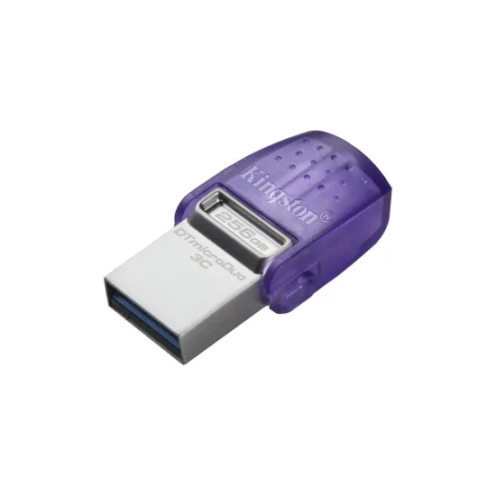 KINGSTON 256GB DataTraveler microDuo 3C USB Flash Drive,Dual interface USB Type-C and Type-A,200MB/s