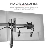 TRUST GXT 1120 Mara Dual Monitor Arm, VESA 75x75mm, 100x100mm, max 2x8kg weight, up to 32