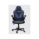 TRUST GXT 703B Riye Comfortable adjustable gaming chair,flip-up armrests,Max weight 140kg,Blue