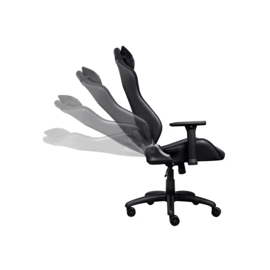TRUST GXT 714 RUYA Comfortable Gaming Chair, Gas lift class 4, Max. weight 150 kg, Black