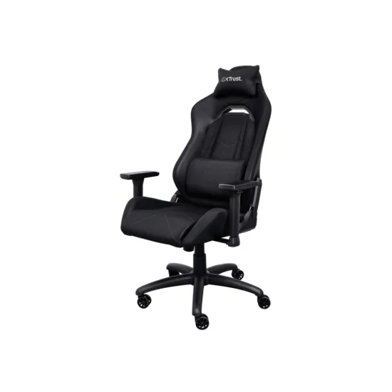 TRUST GXT 714 RUYA Comfortable Gaming Chair, Gas lift class 4, Max. weight 150 kg, Black