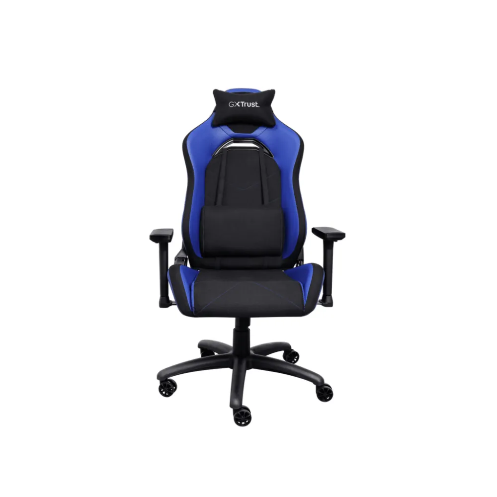 TRUST GXT 714B RUYA Comfortable Gaming Chair, Gas lift class 4, Max. weight 150 kg, BLUE