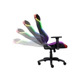 TRUST GXT 719 Ruya RGB Gaming Chair - Black, Max. weight 150 kg, Gas lift class 4