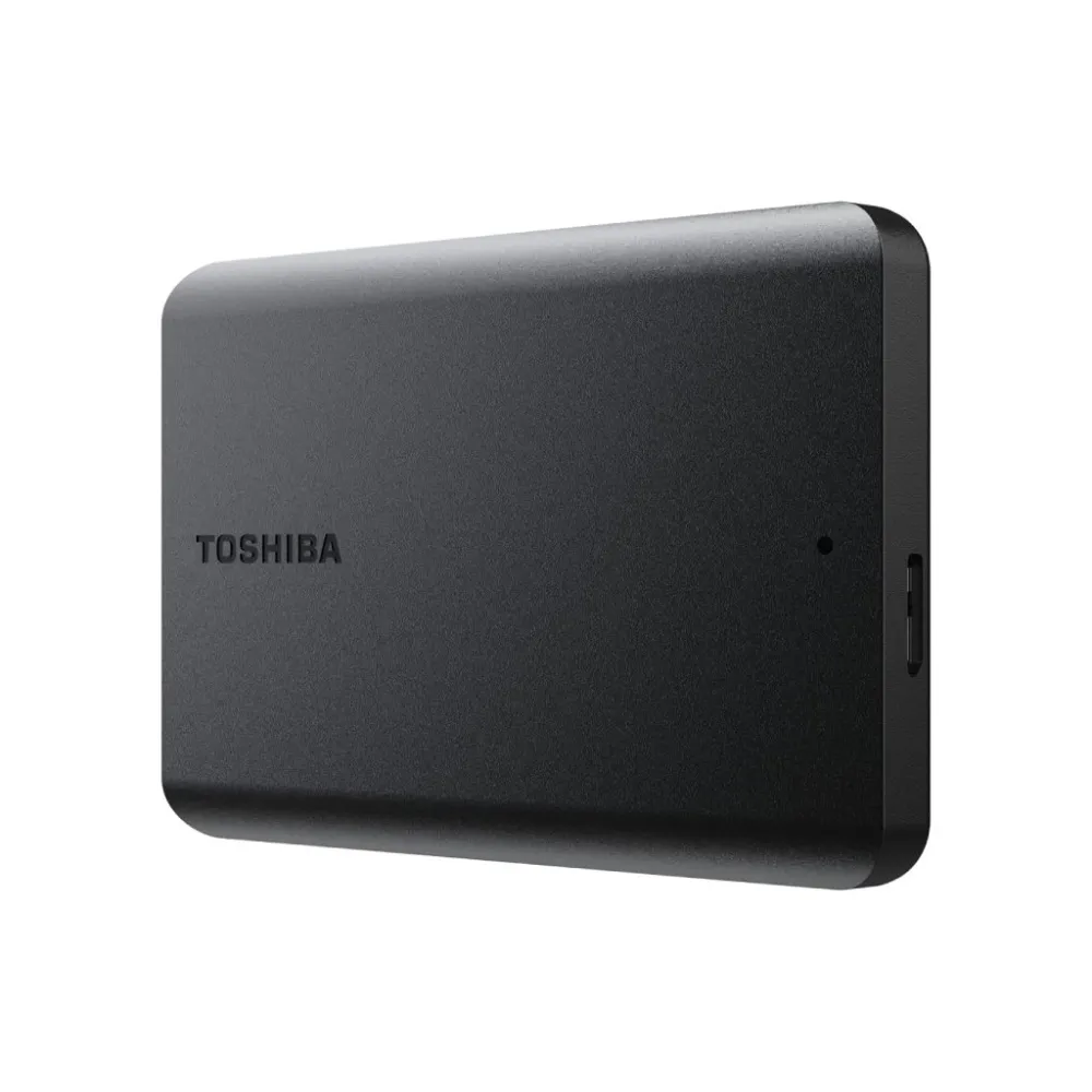 TOSHIBA Eksterni HDD 4TB, USB 3.2 Gen 1, 2.5 CANVIO Basics, Black, Matt finish
