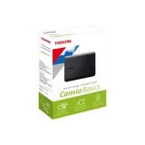 TOSHIBA Eksterni HDD 4TB, USB 3.2 Gen 1, 2.5 CANVIO Basics, Black, Matt finish
