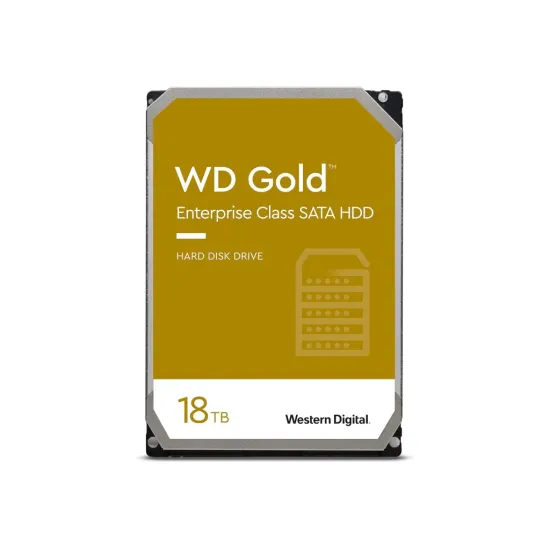 WD GOLD Enterprise HDD 18TB 3.5 , 7200 RPM, 512MB Cache, up to 269MB/s transfer rate