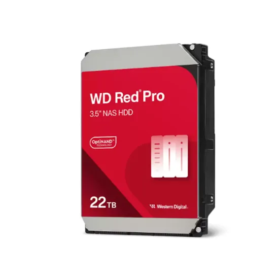 WD RED PRO NAS HDD 22TB, 3.5 , 7200 rpm, 512MB cache, up to 268MB/s transfer rate