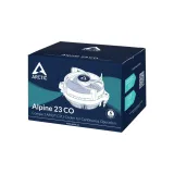 ARCTIC Alpine 23 CO Compact AMD CPU Cooler, 90 mm Fan, 2002700 rpm, Dual Ball Bearing, AM5, AM4