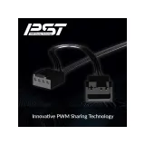 ARCTIC F12 PWM PST 120mm PWM Fan with Cable Splitter, 230-1350 rpm, 4-Pin Connector + 4-Pin socket