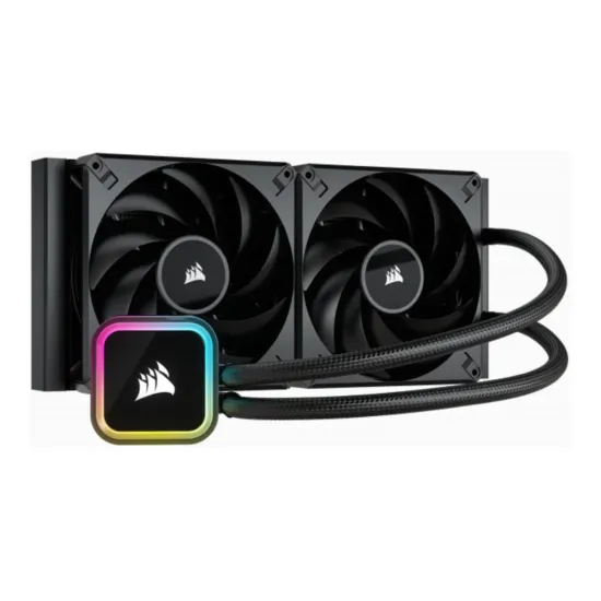 CORSAIR iCUE H115i RGB ELITE Liquid CPU Cooler, 280mm, INTEL/AMD, 400 1600 RPM
