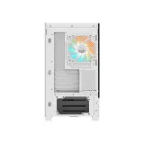 GIGABYTE C201 Panoramic ICE Mid Tower PC Case(mini-ITX/m-ATX), Pre-installed 3 ARGB fans,USB*2,White