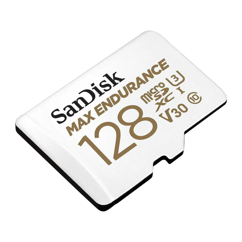 SanDisk MAX ENDURANCE 128GB microSDXC + SD Adapter, 60.000 Hours