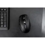 CHERRY MW 2310 USB Wireless Optical Mouse, 6 Button, 1000/1600/2400 DPI, Black, 2 x AA