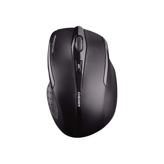 CHERRY MW 3000 Ergonomic Wireless Mouse, 6-button, 2.4 GHz, 2 x AAA battery, 1750 DPI, 10 m