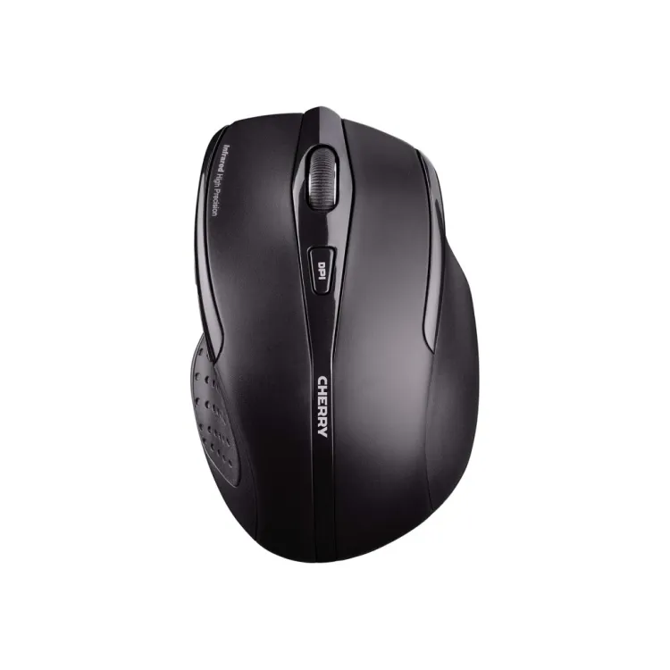 CHERRY MW 3000 Ergonomic Wireless Mouse, 6-button, 2.4 GHz, 2 x AAA battery, 1750 DPI, 10 m