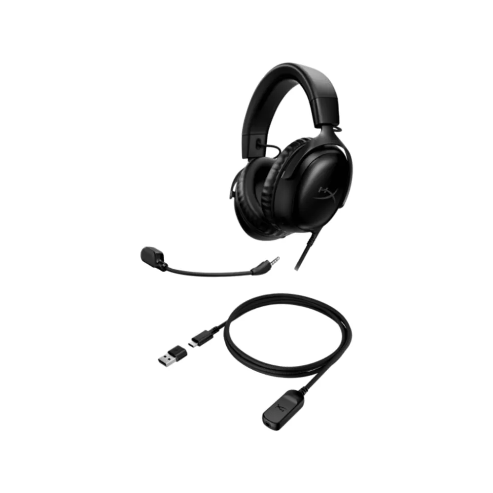 HyperX Cloud III Wired Gaming Headset USB-A 3.55mm/Over-ear/Noice cancelling mic/black
