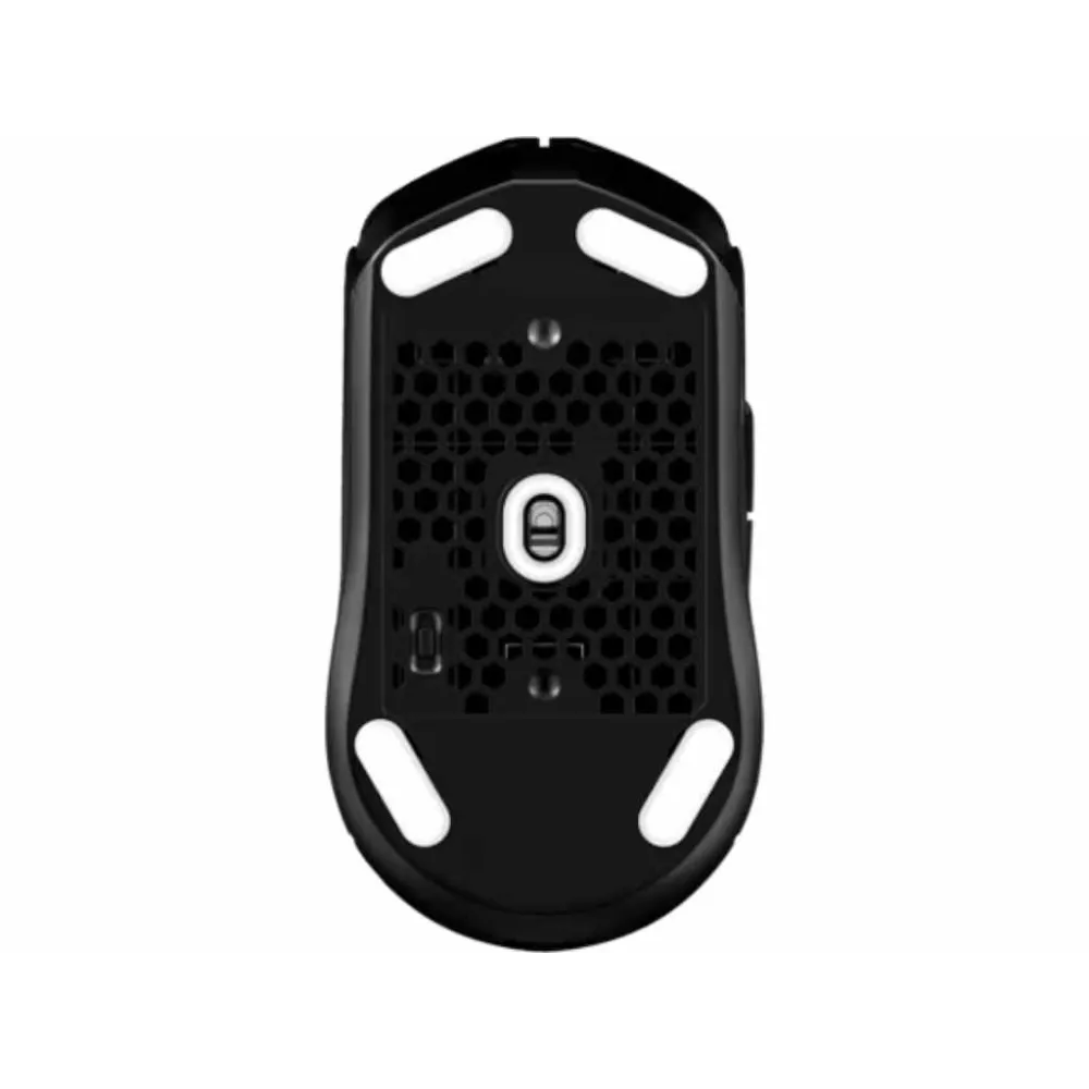 HyperX Pulsefire Haste 2 Core Wireless/100hr/Black/AAA/300 IPS/Up to 12000 DPI/Low-friction skates