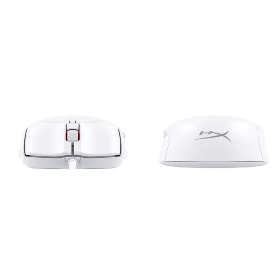 HyperX Pulsefire Haste 2 Wired Gaming Mouse/650 IPS/Up to 26000 DPI/RGB/White/Low-friction skates