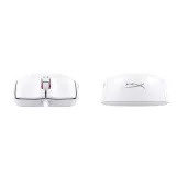 HyperX Pulsefire Haste 2 Wired Gaming Mouse/650 IPS/Up to 26000 DPI/RGB/White/Low-friction skates