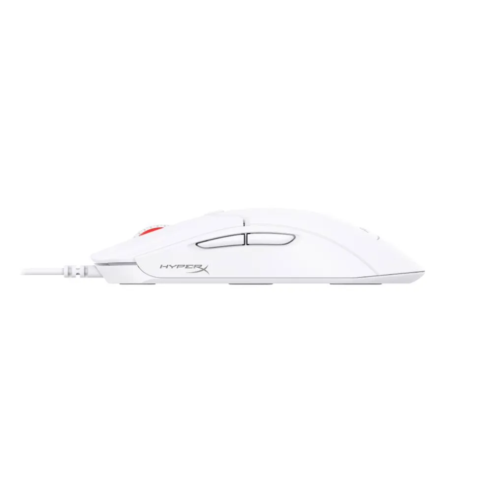 HyperX Pulsefire Haste 2 Wired Gaming Mouse/650 IPS/Up to 26000 DPI/RGB/White/Low-friction skates