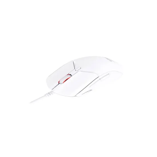 HyperX Pulsefire Haste 2 Wired Gaming Mouse/650 IPS/Up to 26000 DPI/RGB/White/Low-friction skates