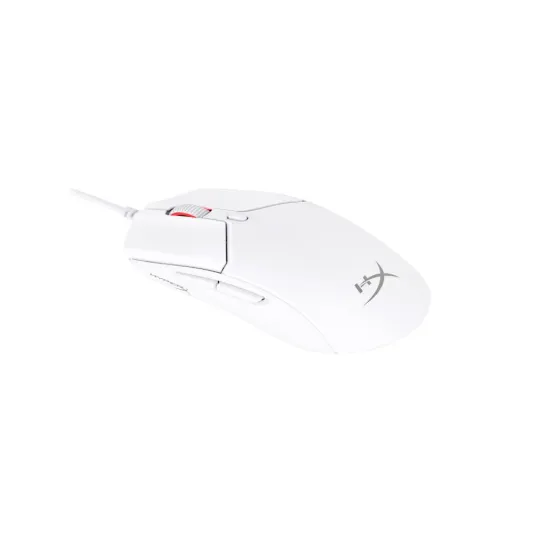 HyperX Pulsefire Haste 2 Wired Gaming Mouse/650 IPS/Up to 26000 DPI/RGB/White/Low-friction skates