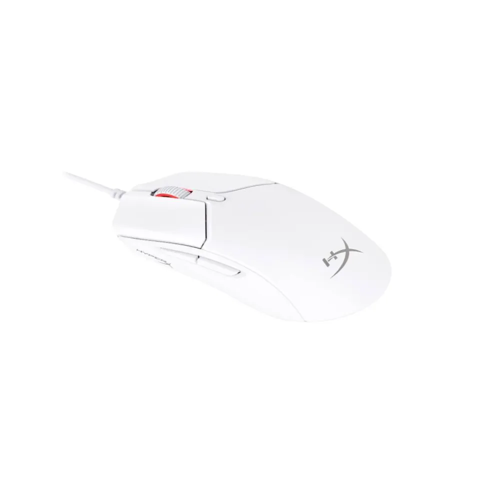 HyperX Pulsefire Haste 2 Wired Gaming Mouse/650 IPS/Up to 26000 DPI/RGB/White/Low-friction skates